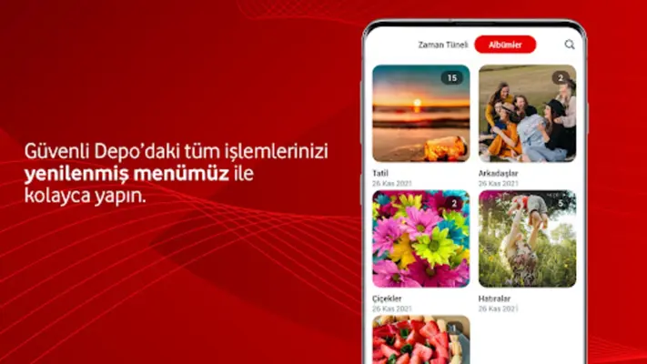 Vodafone Güvenli Depo android App screenshot 3